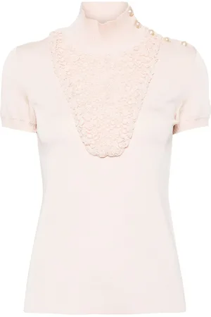 CHANEL Top tejido con paneles 2000