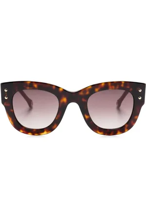Carolina Herrera Lentes de sol con armazón redonda