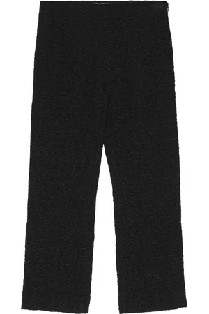 Ganni Pantalones capri con diseño texturizado