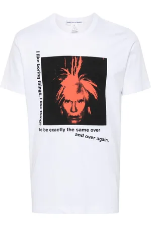 Comme des Garçons Playera con estampado gráfico