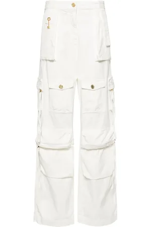 Elisabetta Franchi Jeans cargo con diseño ancho