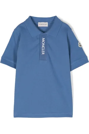 Moncler Playera tipo polo con aplique del logo