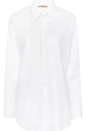 ERMANNO SCERVINO Camisa con paneles de encaje