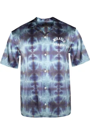 Nahmias Camisa de satén con estampado tie-dye