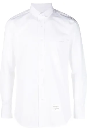 Thom Browne Camisa con parche del logo