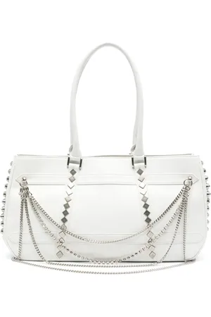 YOHJI YAMAMOTO Bolsa de hombro con detalle de cadena
