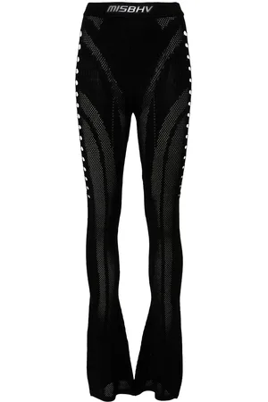 MISBHV Pantalones acampanados con aberturas