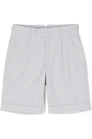 ELEVENTY Shorts con cuadros estampados