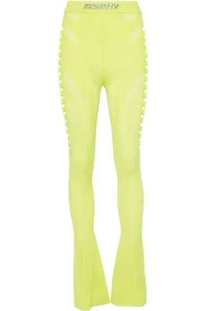 MISBHV Pantalones acampanados con aberturas
