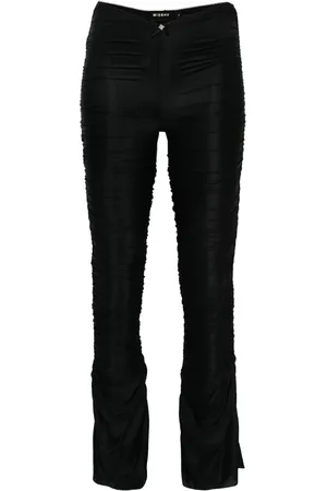 MISBHV Pantalones con diseño drapeado