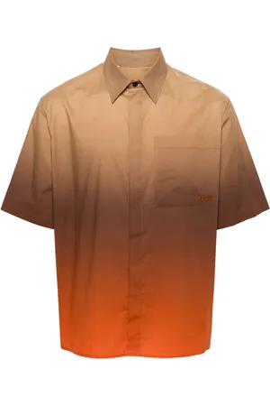 Msgm Camisa con logo bordado