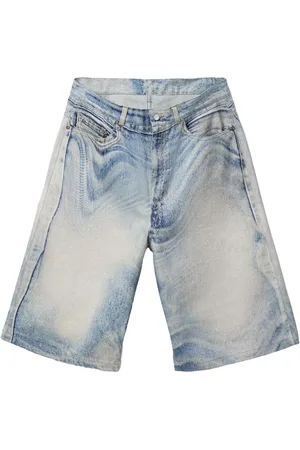 Camper Shorts de mezclilla con estampado de remolino