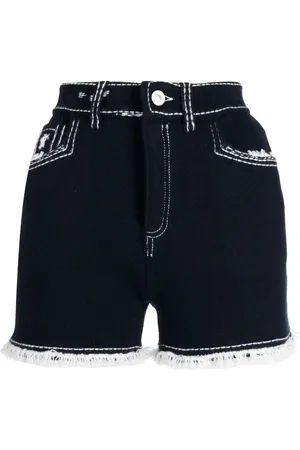 Barrie Shorts de tejido fino con flecos