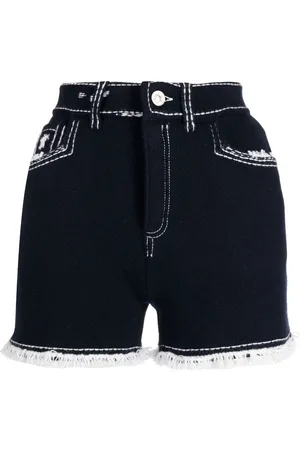 Barrie Shorts de tejido fino con flecos