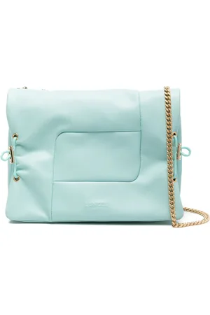 LANCEL Bolsa de hombro con logo en relieve