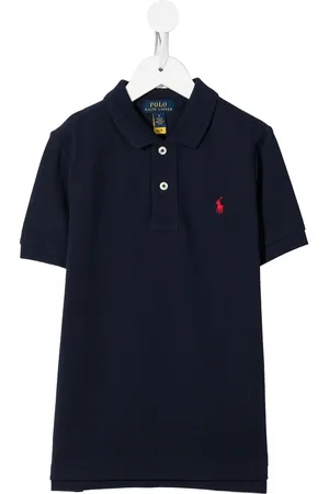 Ralph Lauren Playera tipo polo con logo bordado