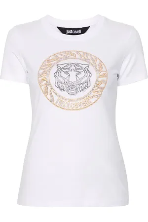 Roberto Cavalli Playera con motivo Tiger Head