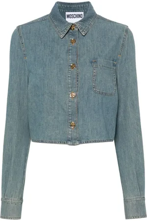 Moschino Camisa de mezclilla corta