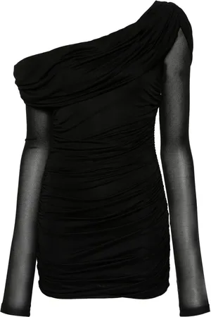 BLUMARINE Vestido corto con diseño drapeado