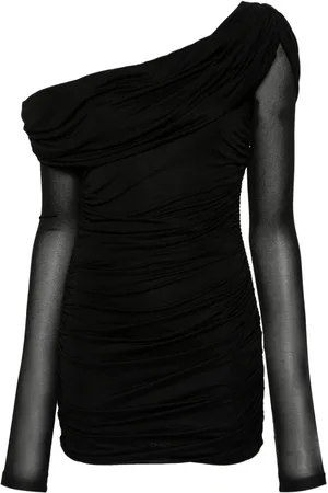 BLUMARINE Vestido corto con diseño drapeado