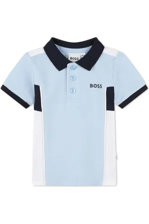 HUGO BOSS Playera tipo polo con logo estampado