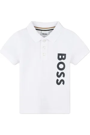 HUGO BOSS Playera tipo polo con logo estampado