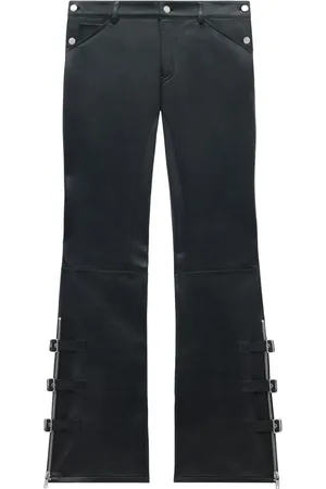 Courrèges Pantalones acampanados con detalle de hebilla