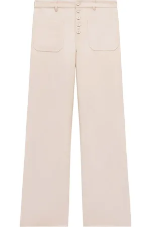 Courrèges Pantalones anchos con botones