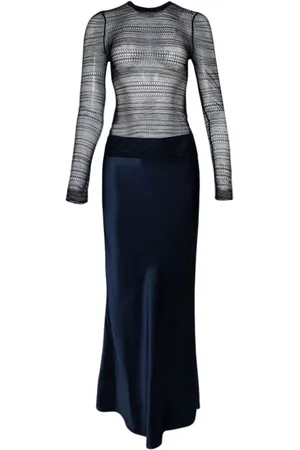 CHRISTOPHER ESBER Vestido largo de seda Refraction