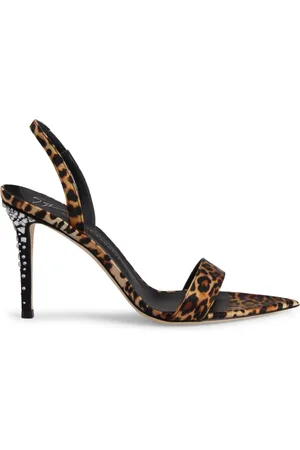 Giuseppe Zanotti Sandalias de seda Intriigo Leo con tacón de 90mm