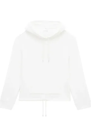 Courrèges Hoodie con parche del logo