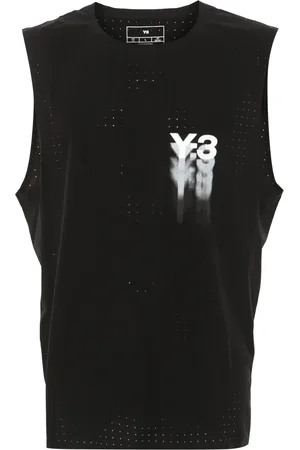 Y-3 Top con logo estampado