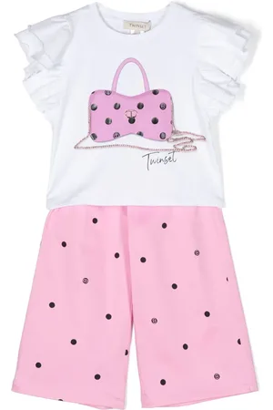 Twin-Set Set de pantalones con motivo de lunares