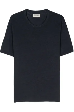 OFFICINE GENERALE Playera manga corta con efecto melange