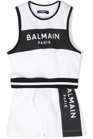Balmain Set de shorts con logo estampado