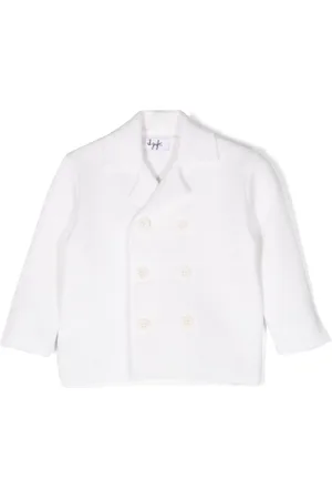 Il gufo Blazer tejido con doble botonadura