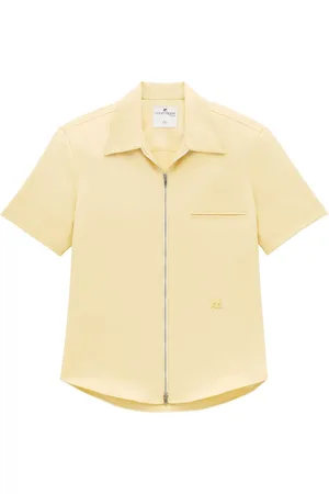 Courrèges Camisa con aplique del logo