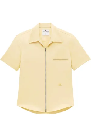 Courrèges Camisa con aplique del logo