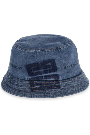 Givenchy Gorro de pescador de mezclilla con logo estampado
