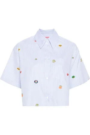 Kenzo Camisa con estampado de rayas