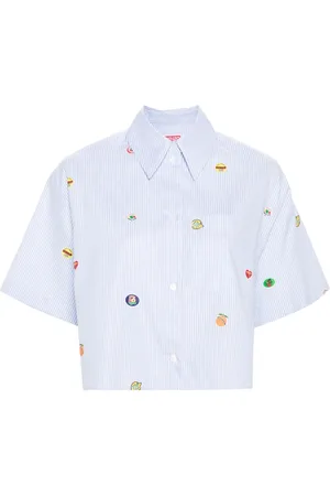 Kenzo Camisa con estampado de rayas