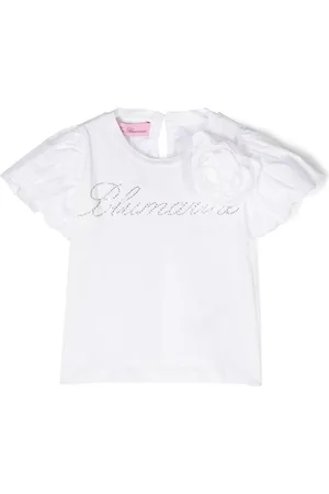 MISS BLUMARINE Playera con detalles del logo