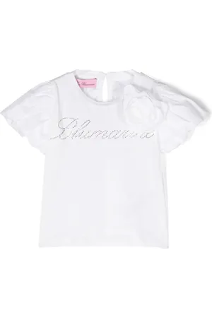 MISS BLUMARINE Playera con detalles del logo