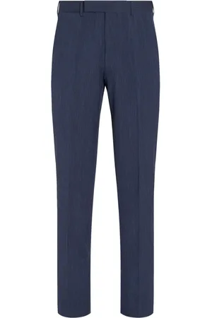 Ermenegildo Zegna Pantalones slim con tiro alto