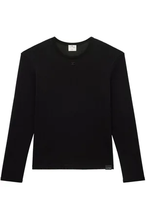 Courrèges Playera con diseño de malla