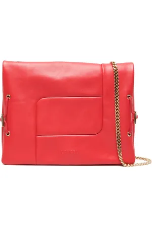 LANCEL Bolsa de hombro con logo en relieve