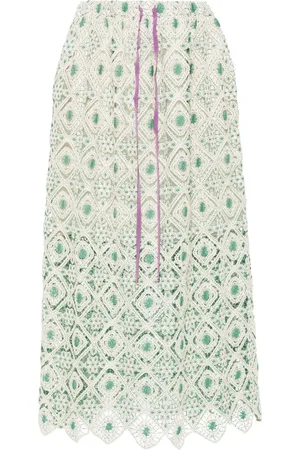 La DoubleJ Falda midi de macramé