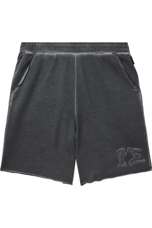 Izzue Shorts deportivos con efecto envejecido