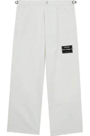 Izzue Pantalones anchos con parche del logo