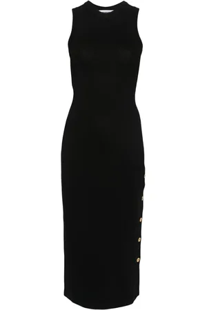 Moschino Vestido midi con diseño tejido
